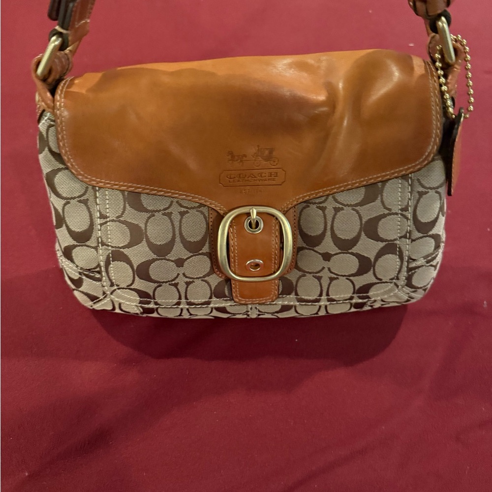 Coach Brown and Tan Women's Bag